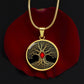 Tree of Life Necklace - Red Birthstone Design