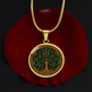 Celtic Tree of Life Pendant Necklace - Holly December Birth Flower Jewelry