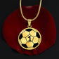 Soccer Necklace Gold - Silver Soccer Ball Pendant - Football Necklace For Mom or Dad - Soccer Jewelry For Girl & Boy - Soccer Charm Necklace