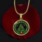 Gold Christmas Tree Necklace - Stainless Steel Necklace Pendant - Pine Tree Pendant -  Evergreen Tree Charm - Holiday Gift for Her or Him