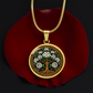Celtic Tree of Life Pendant Necklace - Hawthorn May Birth Flower Jewelry