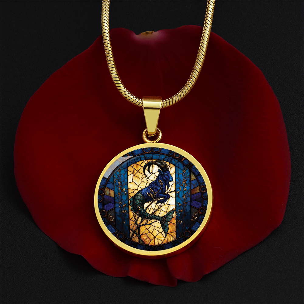 Capricorn Goat Necklace - Zodiac Pendant Jewelry