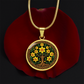 Celtic Tree of Life Pendant Necklace - Jonquil March Birth Flower Jewelry