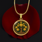 Celtic Tree of Life Pendant Necklace - Chrysanthemum November Birth Flower Jewelry