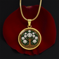 Celtic Tree of Life Pendant Necklace - Narcissus December Birth Flower Jewelry
