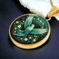 Emerald Dove Necklace