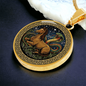 Snake & Horse Necklace - Couples Chinese Zodiac Animal Pendant Jewelry