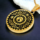 Steampunk Necklace, Personalized Steam Punk Jewelry Gift For Halloween & Cosplay, Engravable Gold Gear Charm Pendant Gift For Her or Him