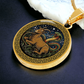 Snake & Goat Necklace - Couples Chinese Zodiac Animal Pendant Jewelry