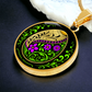 Easter Egg Necklace Purple