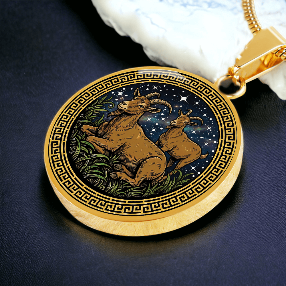 Goat Necklace - Couples Chinese Zodiac Animal Pendant Jewelry