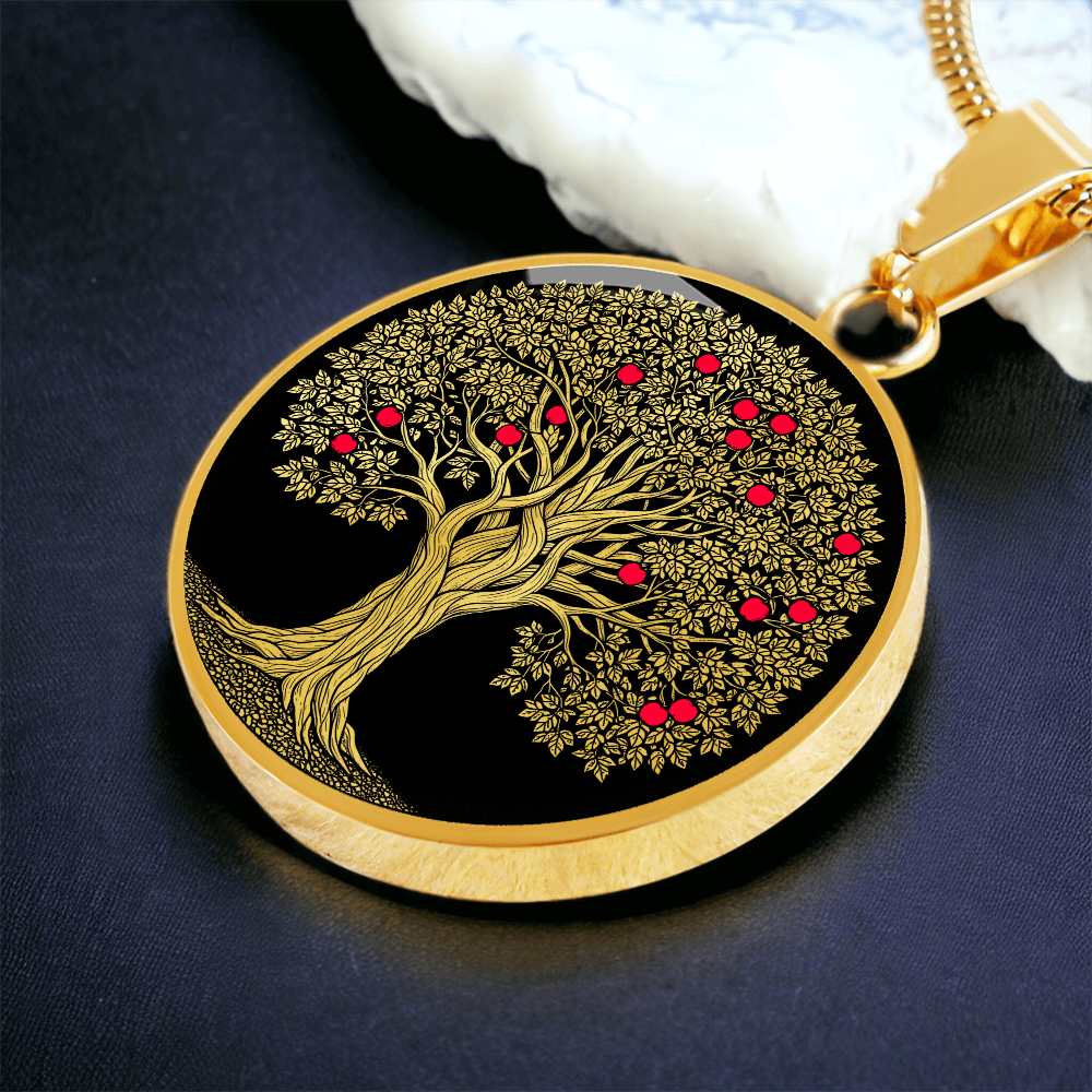 Apple Tree Necklace - Symbolic Jewelry