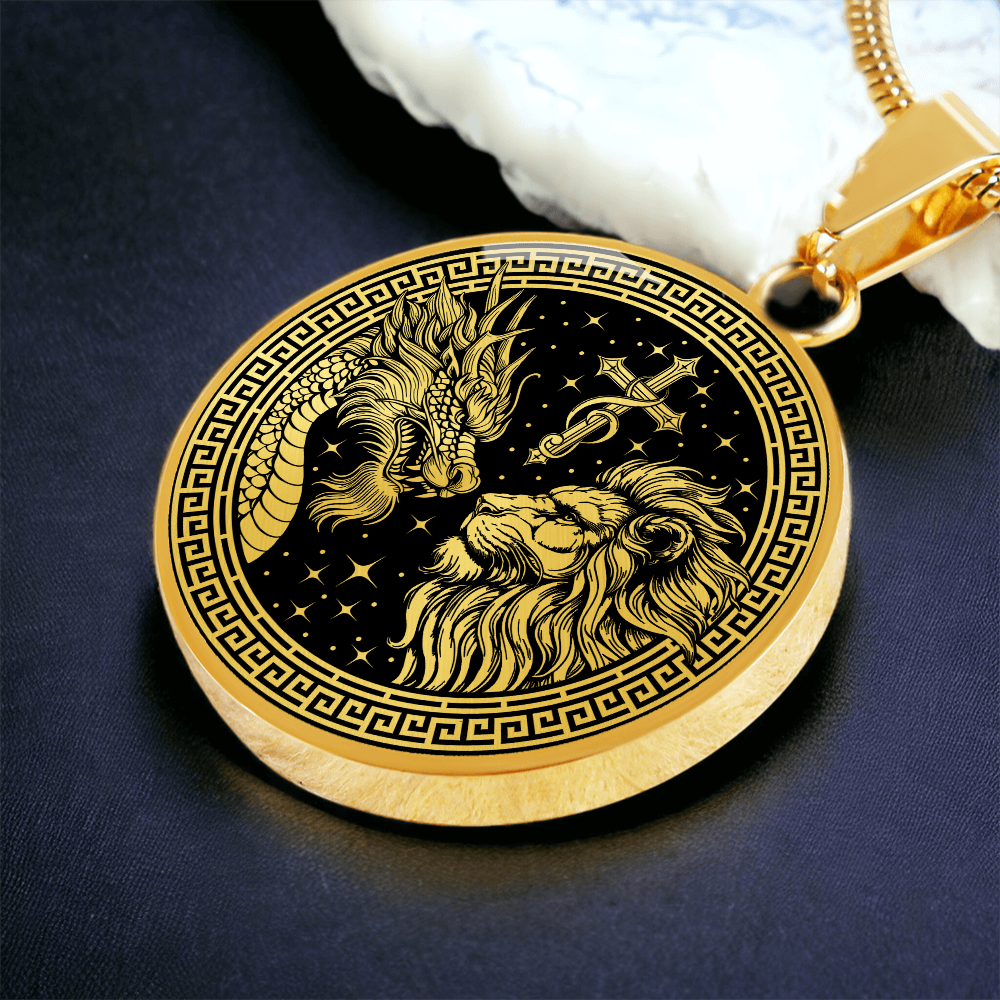 Dragon and Lion Necklace