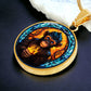 Gold Monkey Necklace Pendant