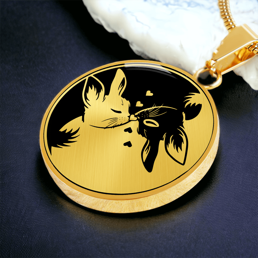 Yin Yang Rabbit Necklace