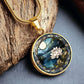 Water Lily Necklace - July Birth Flower Pendant Jewelry