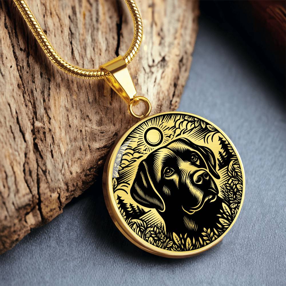 Engraved Dog Necklace