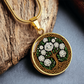 Celtic Tree of Life Pendant Necklace - Narcissus December Birth Flower Jewelry