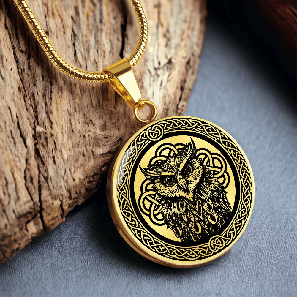 Celtic Owl Necklace