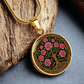 Celtic Tree of Life Pendant Necklace - Rose June Birth Flower Jewelry
