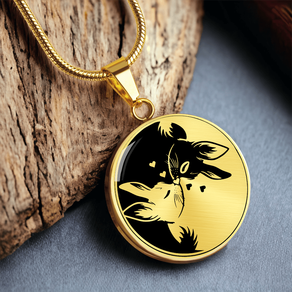 Yin Yang Rabbit Necklace