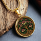 Celtic Tree of Life Pendant Necklace - Honeysuckle June Birth Flower Jewelry