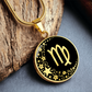 Virgo Zodiac Pendant Necklace