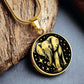 Elephant Necklace, Good Luck Charm Pendant, Spirit Companion Jewelry Gifts, Engraved Gold Elephant Valentines Gift & Mothers Day Necklace