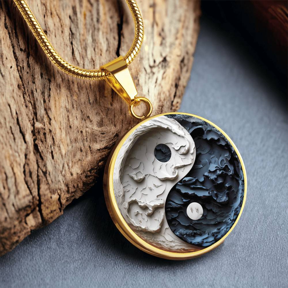 Gold Yin Yang Necklace