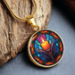 Advent Candle Necklace - Christian Pendant Jewelry