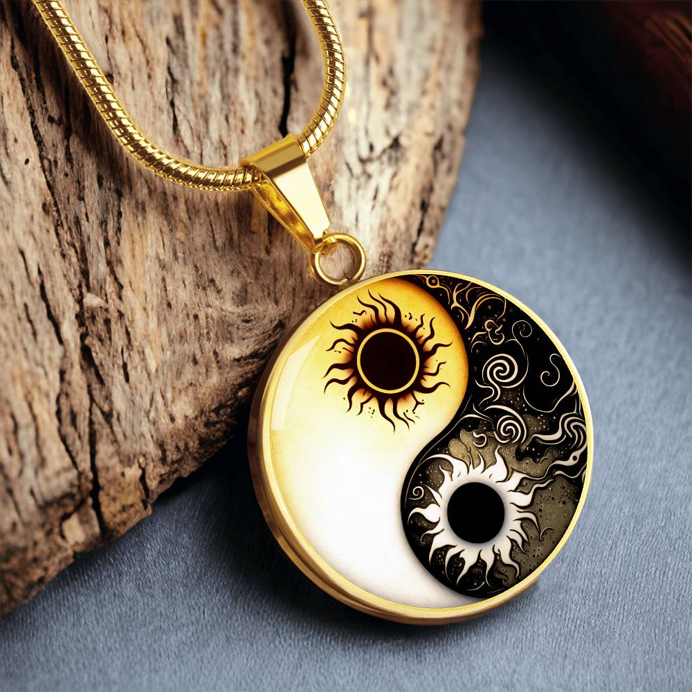 Gold Yin Yang Necklace