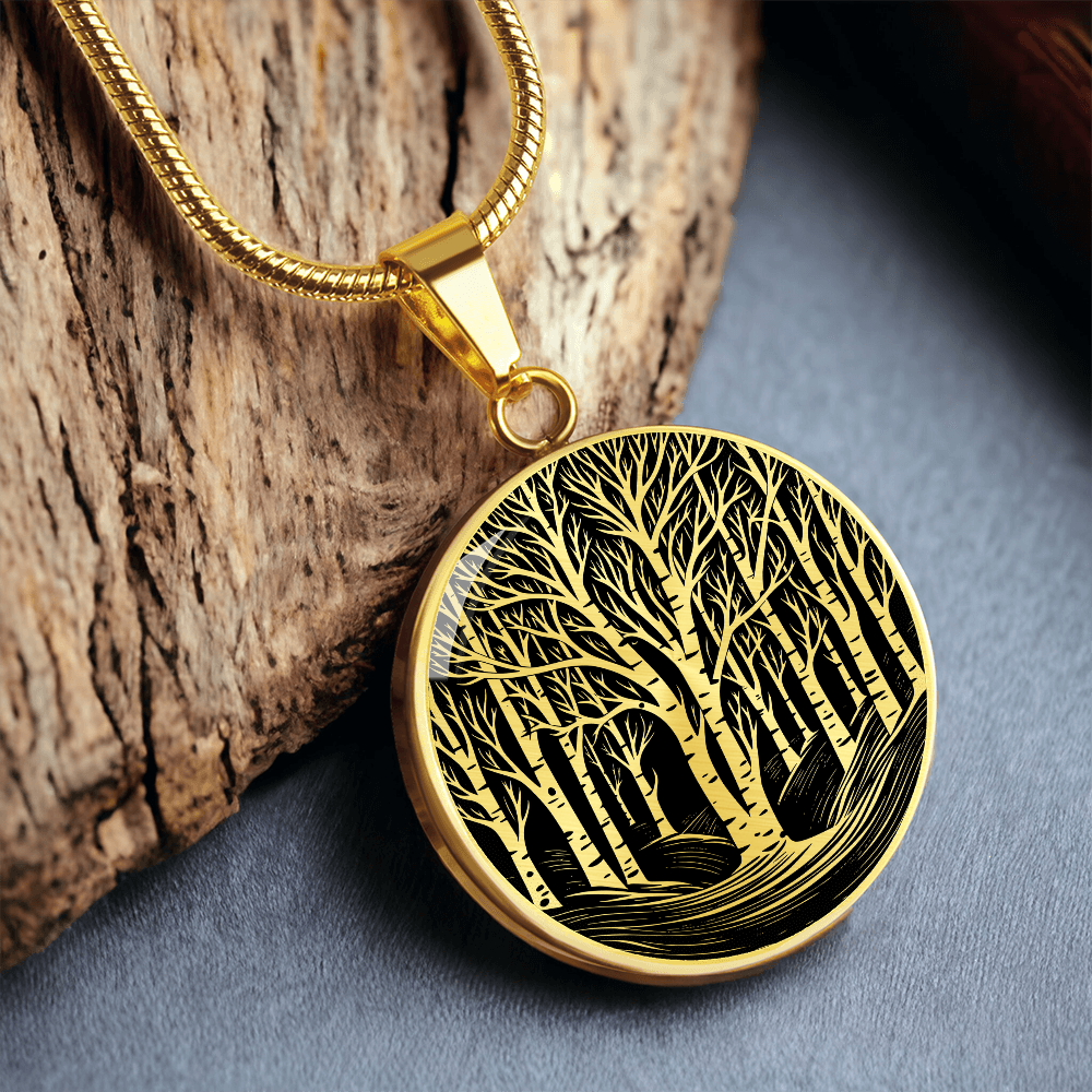 Birch Tree Necklace