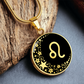Leo Zodiac Pendant Necklace