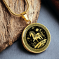 Horse Necklace Chinese Zodiac Pendant Jewelry
