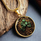 Four Leaf Clover Necklace, Personalized Shamrock Pendant, Good Luck Charm St Patricks Day Jewelry, 18K Gold Bangle Lucky Charm Gift For Her