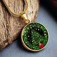 Gold Christmas Tree Necklace - Stainless Steel Necklace Pendant - Pine Tree Pendant -  Evergreen Tree Charm - Holiday Gift for Her or Him