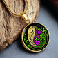 Easter Egg Necklace Purple