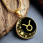 Taurus Zodiac Pendant Necklace