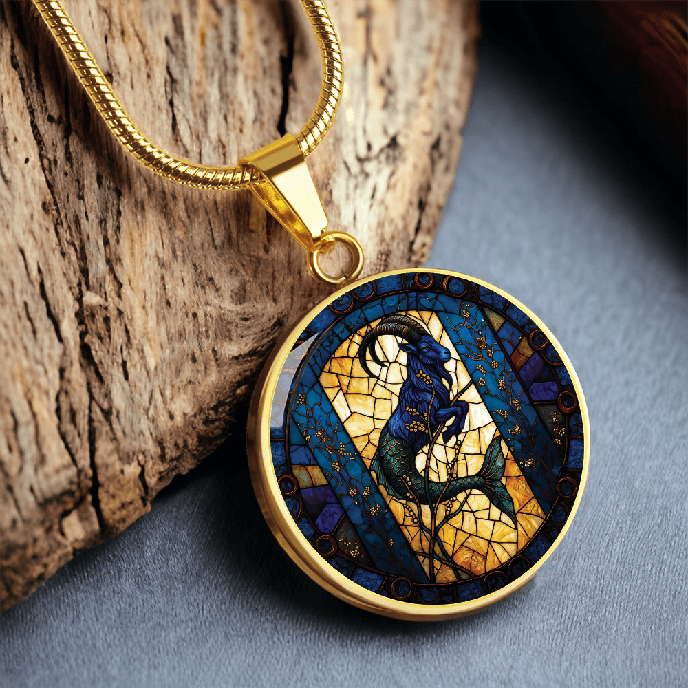 Capricorn Goat Necklace - Zodiac Pendant Jewelry