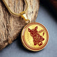 Gold Pig Necklace