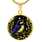 Eastern Bluebird Necklace