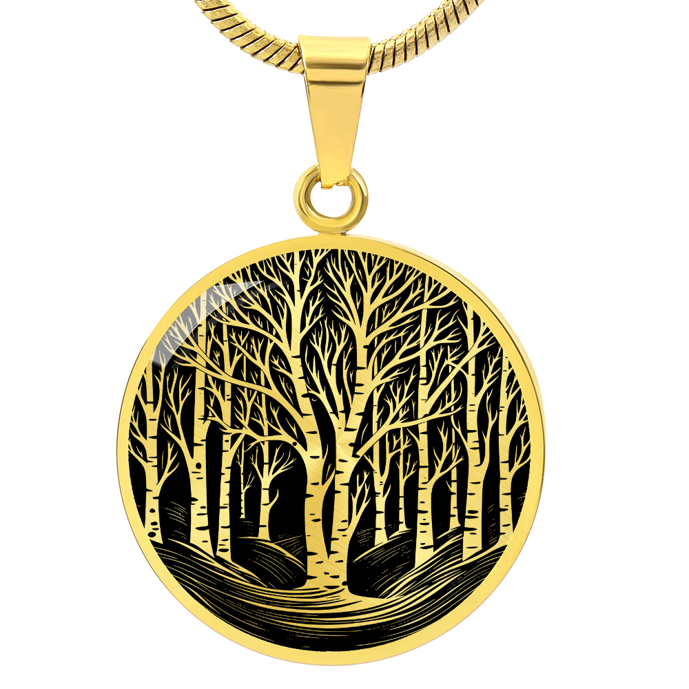 Birch Tree Necklace