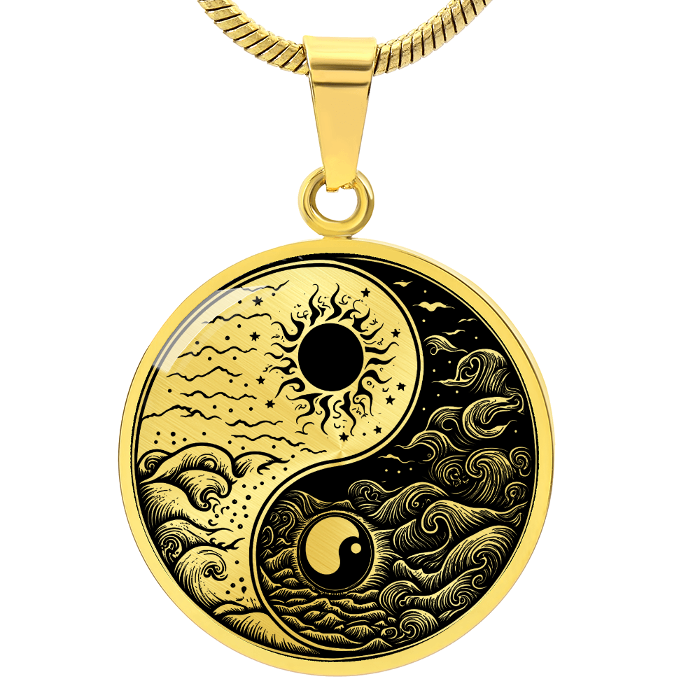 Sun and Moon Necklace