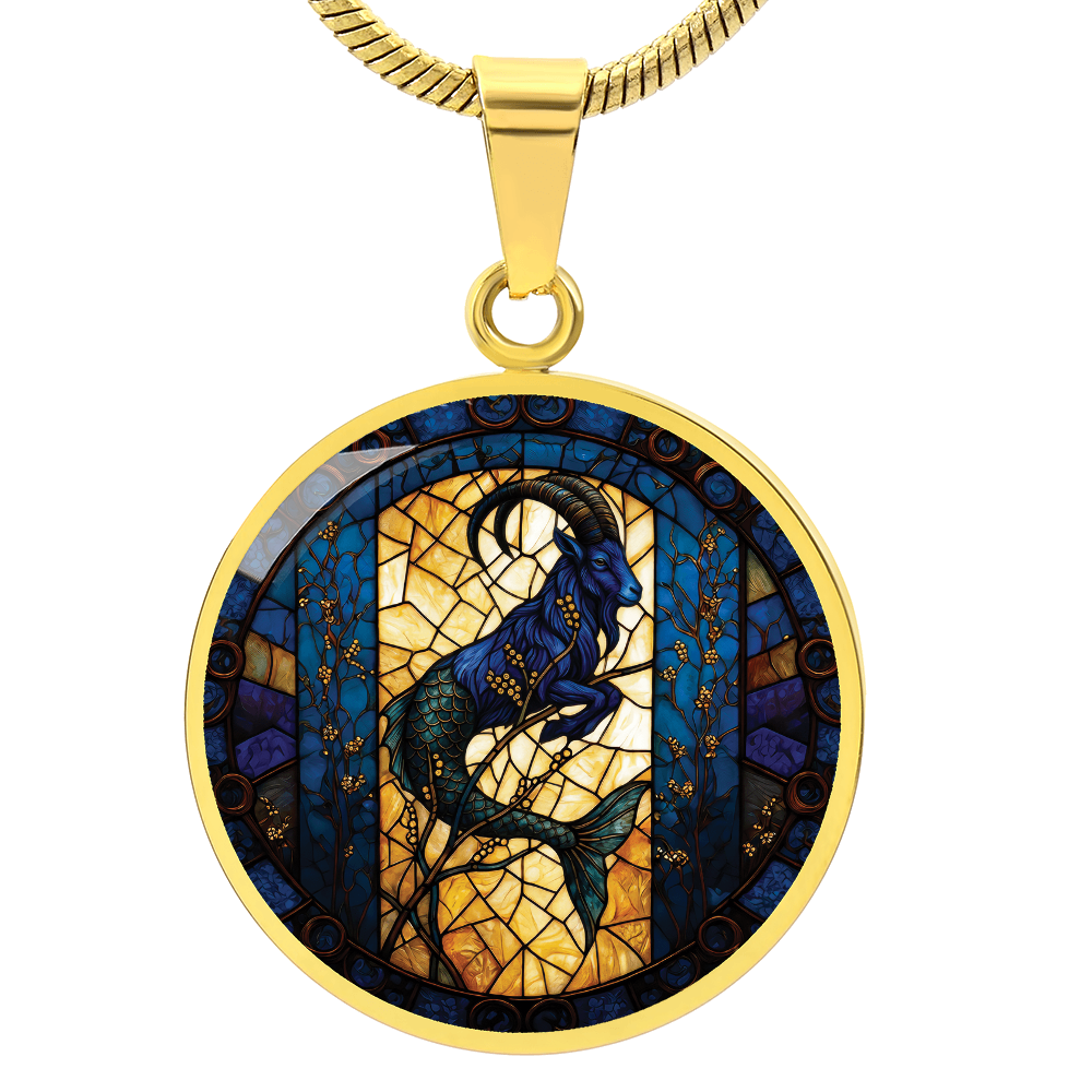 Capricorn Goat Necklace - Zodiac Pendant Jewelry