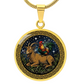Rooster & Goat Necklace - Couples Chinese Zodiac Animal Pendant Jewelry
