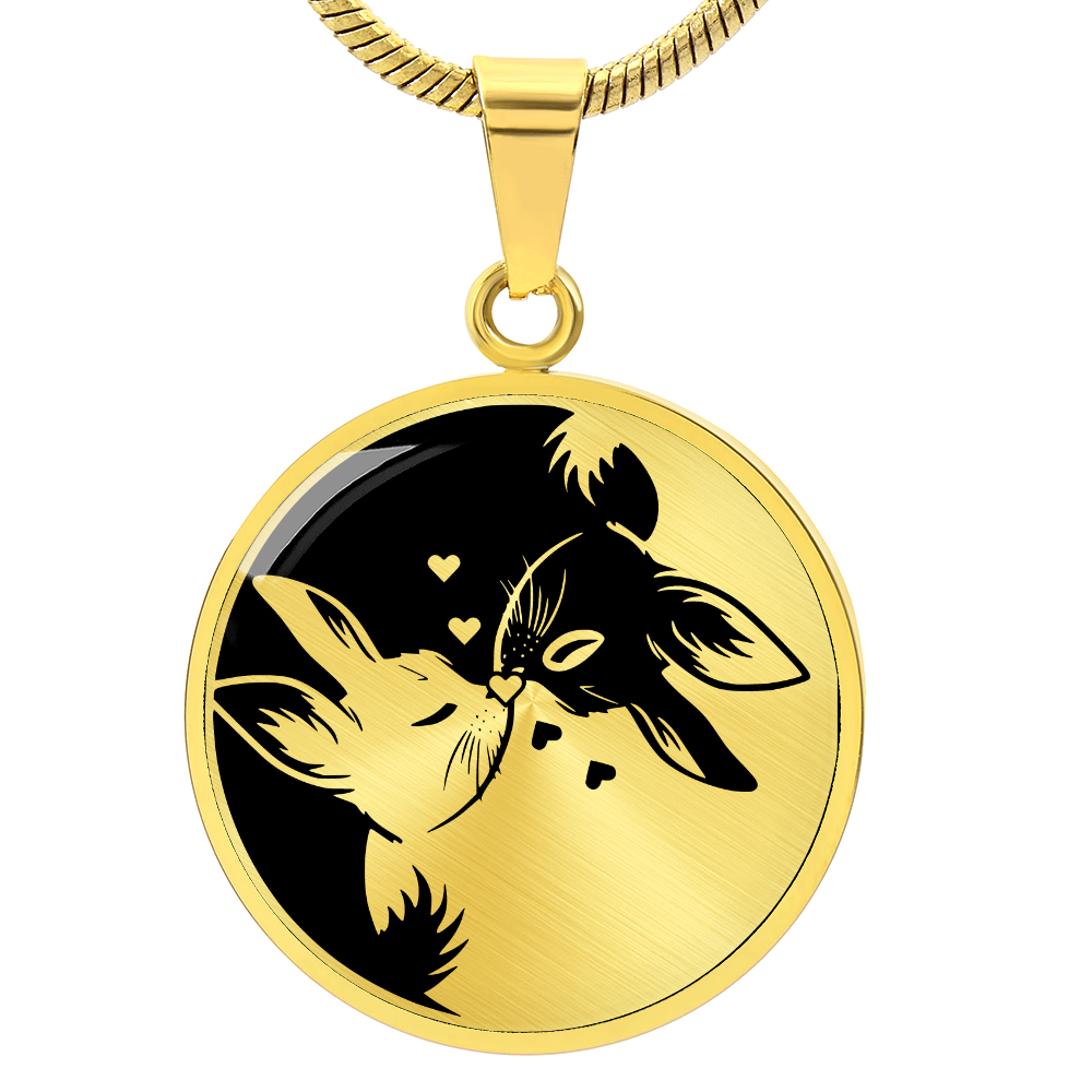 Yin Yang Rabbit Necklace