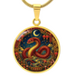 Year of The Snake Necklace - Chinese Zodiac Animal Charm Pendant Jewelry