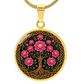 Celtic Tree of Life Pendant Necklace - Peony November Birth Flower Jewelry
