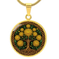 Celtic Tree of Life Pendant Necklace - Chrysanthemum November Birth Flower Jewelry
