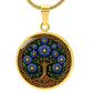 Celtic Tree of Life Pendant Necklace - Aster September Birth Flower Jewelry